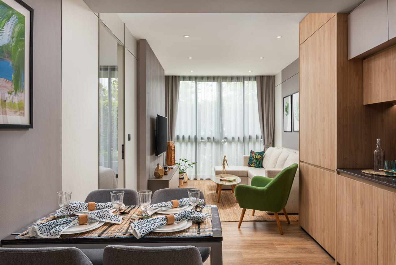 Layan Green Park 1 bedrooms 1 square 45.4