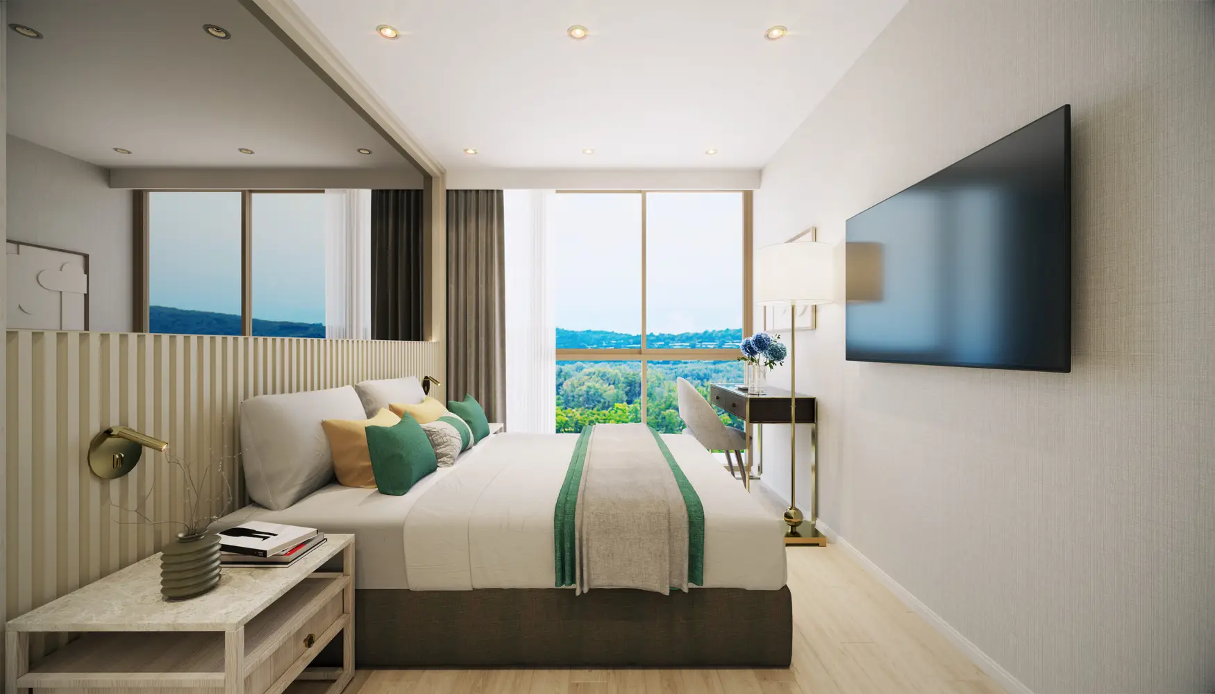 The Ozone Oasis Condominium bedrooms 1 square 40