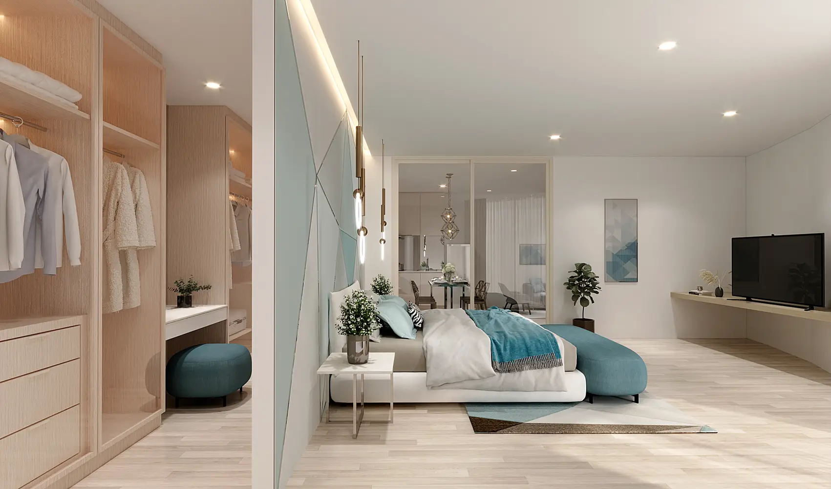 Aura bedrooms 3 square 96.07