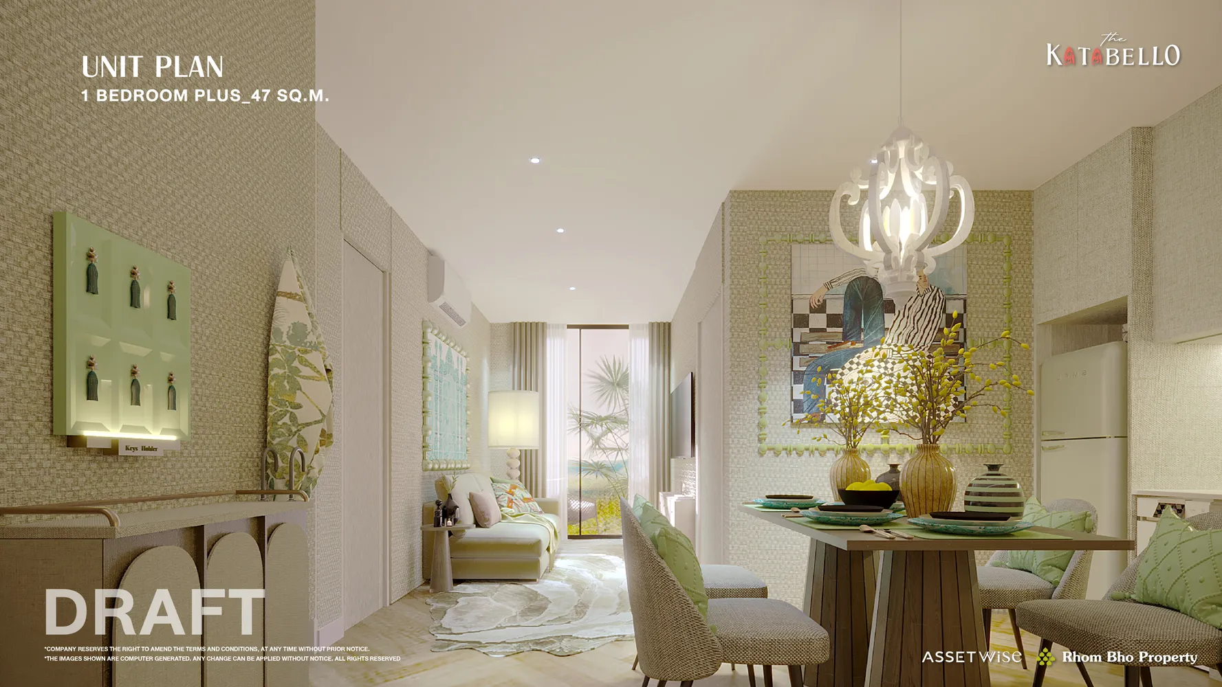 The Title Katabello bedrooms 1 square 36