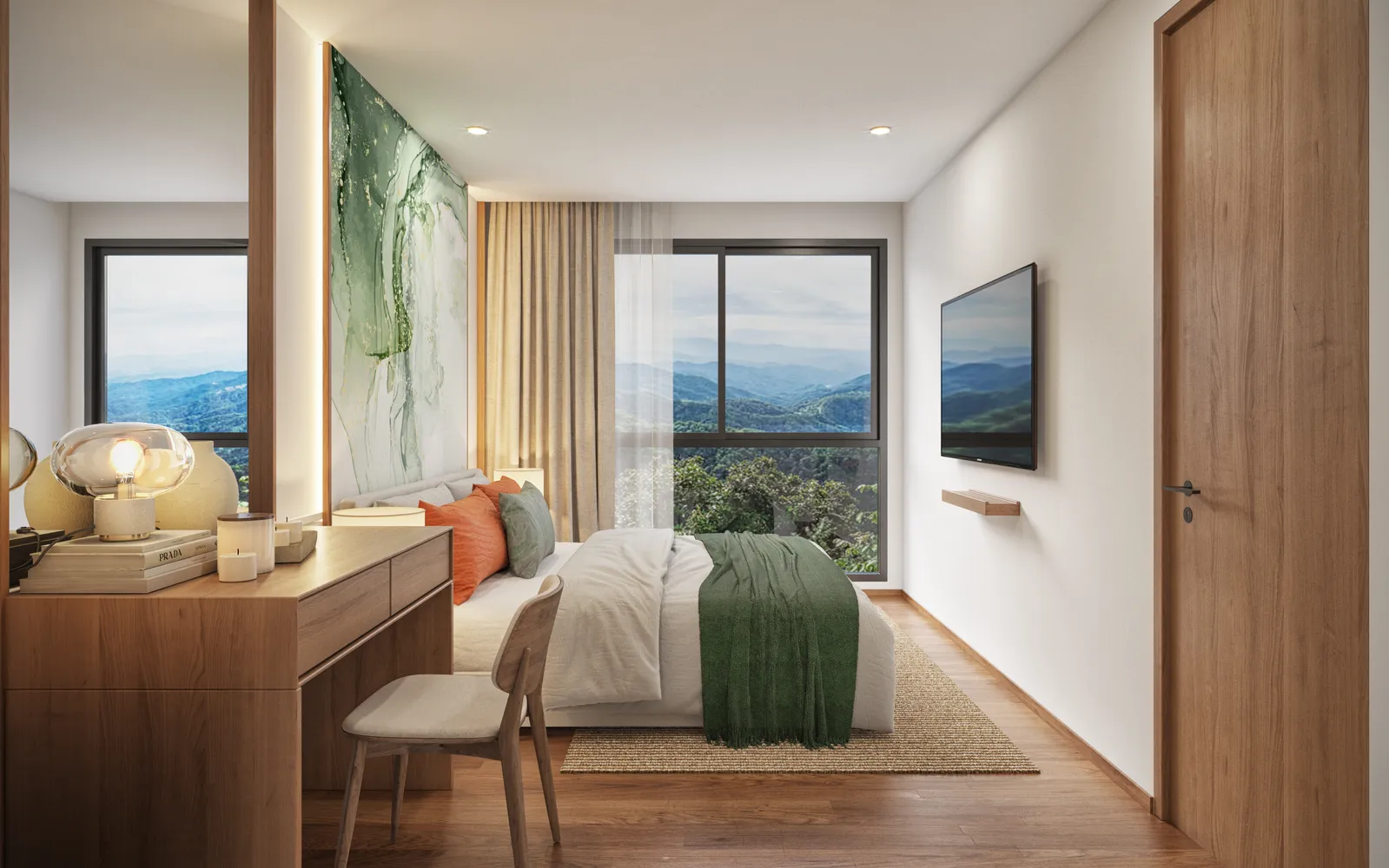 VIP Tropika bedrooms 1 square 45.52