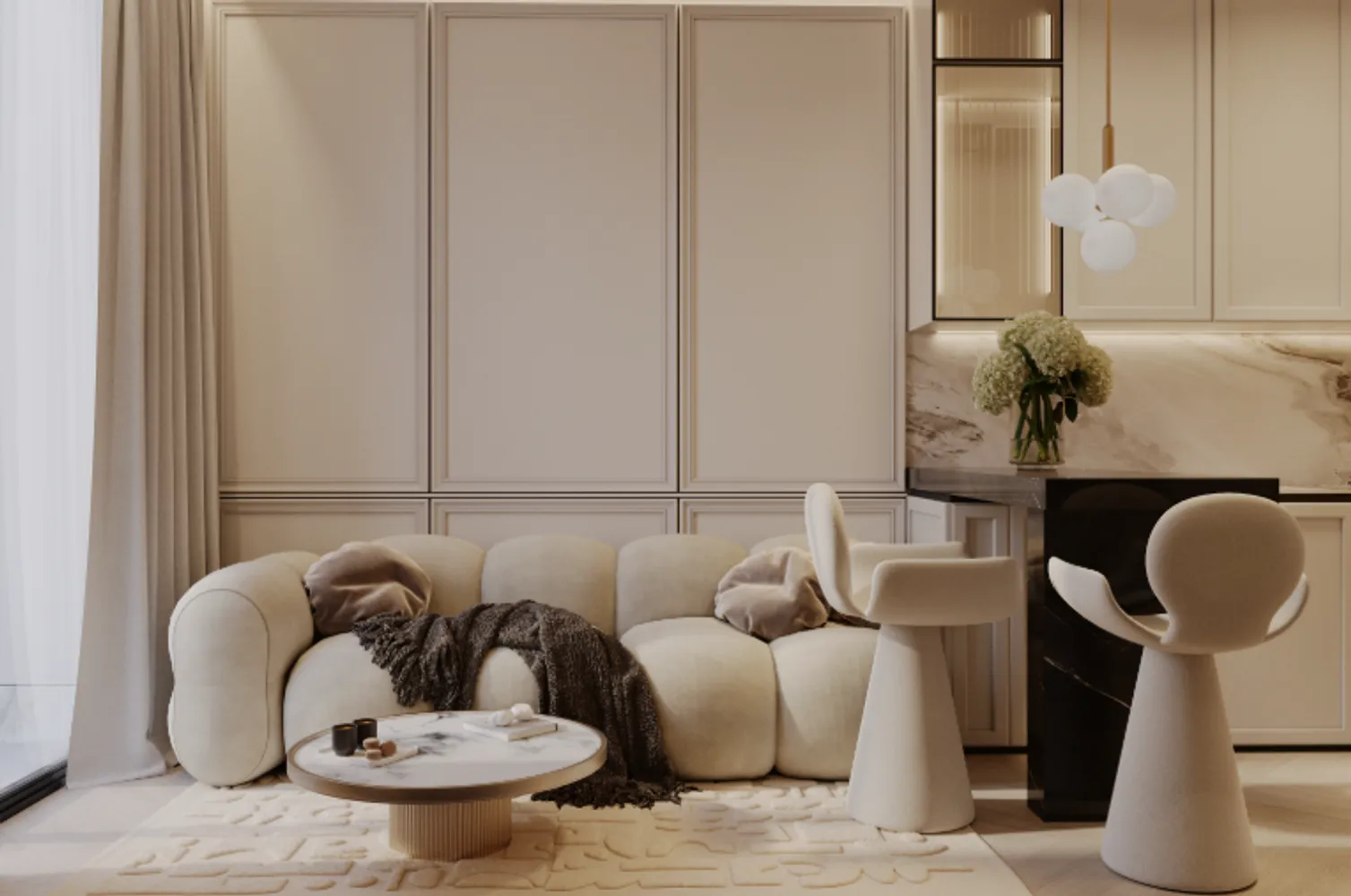 Ocean View bedrooms 1 square 50