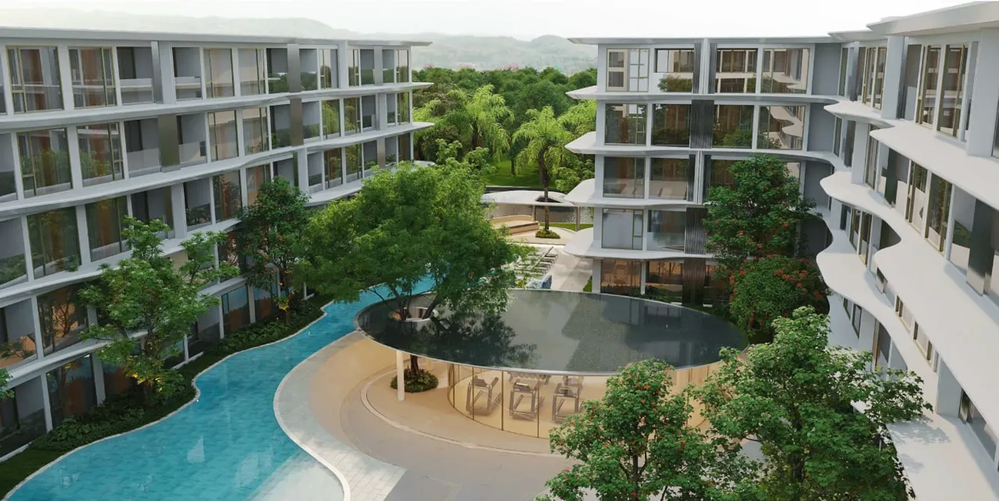 Bellevue Beachfront bedrooms 1 square 32