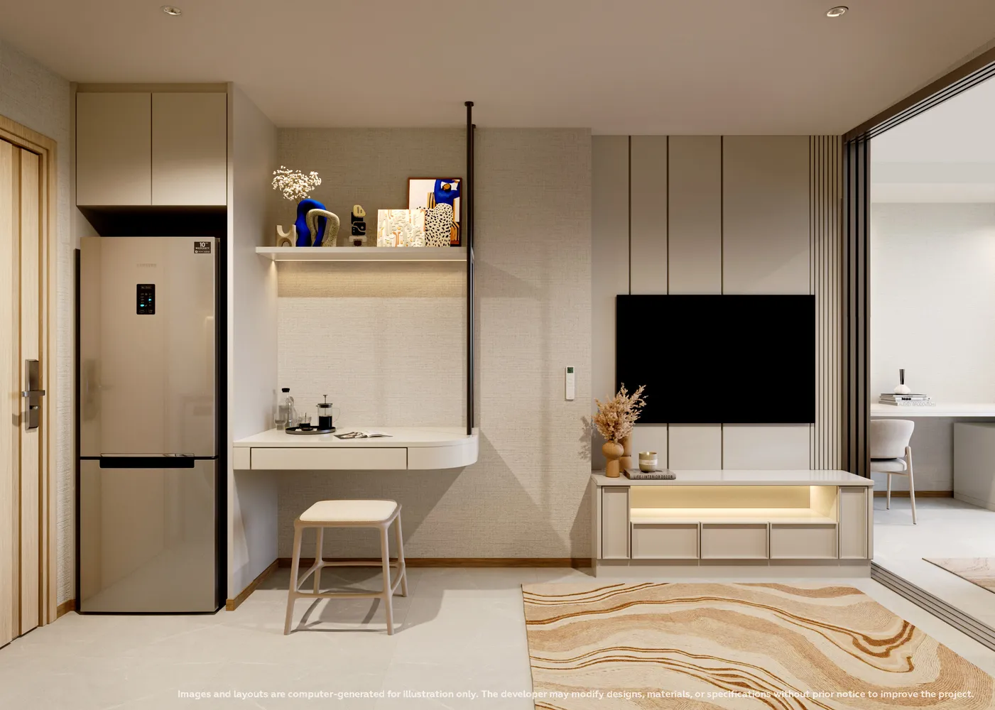 VIBE RESIDENCE bedrooms 1 square 39