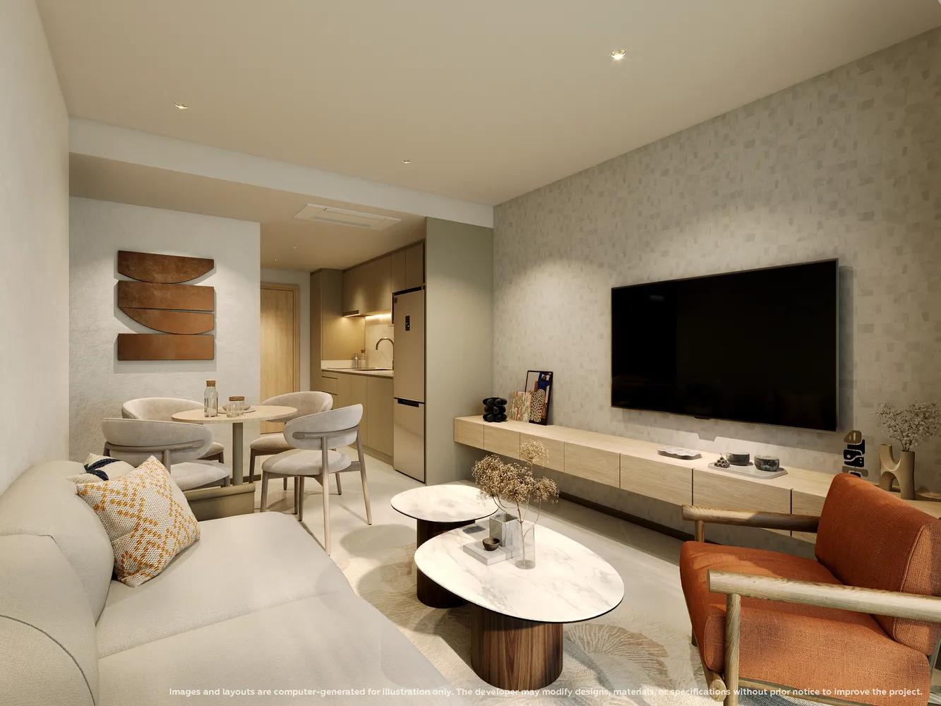 VIBE RESIDENCE bedrooms 2 square 62