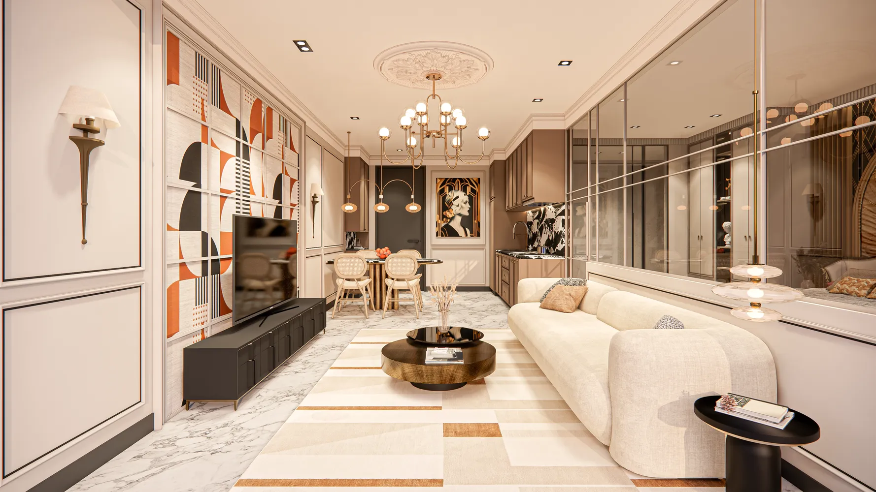 The Gatsby Residence bedrooms 1 square 60