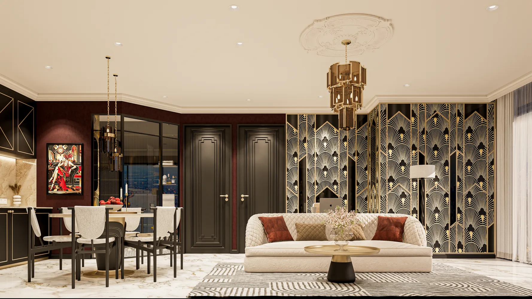 The Gatsby Residence bedrooms 3 square 130