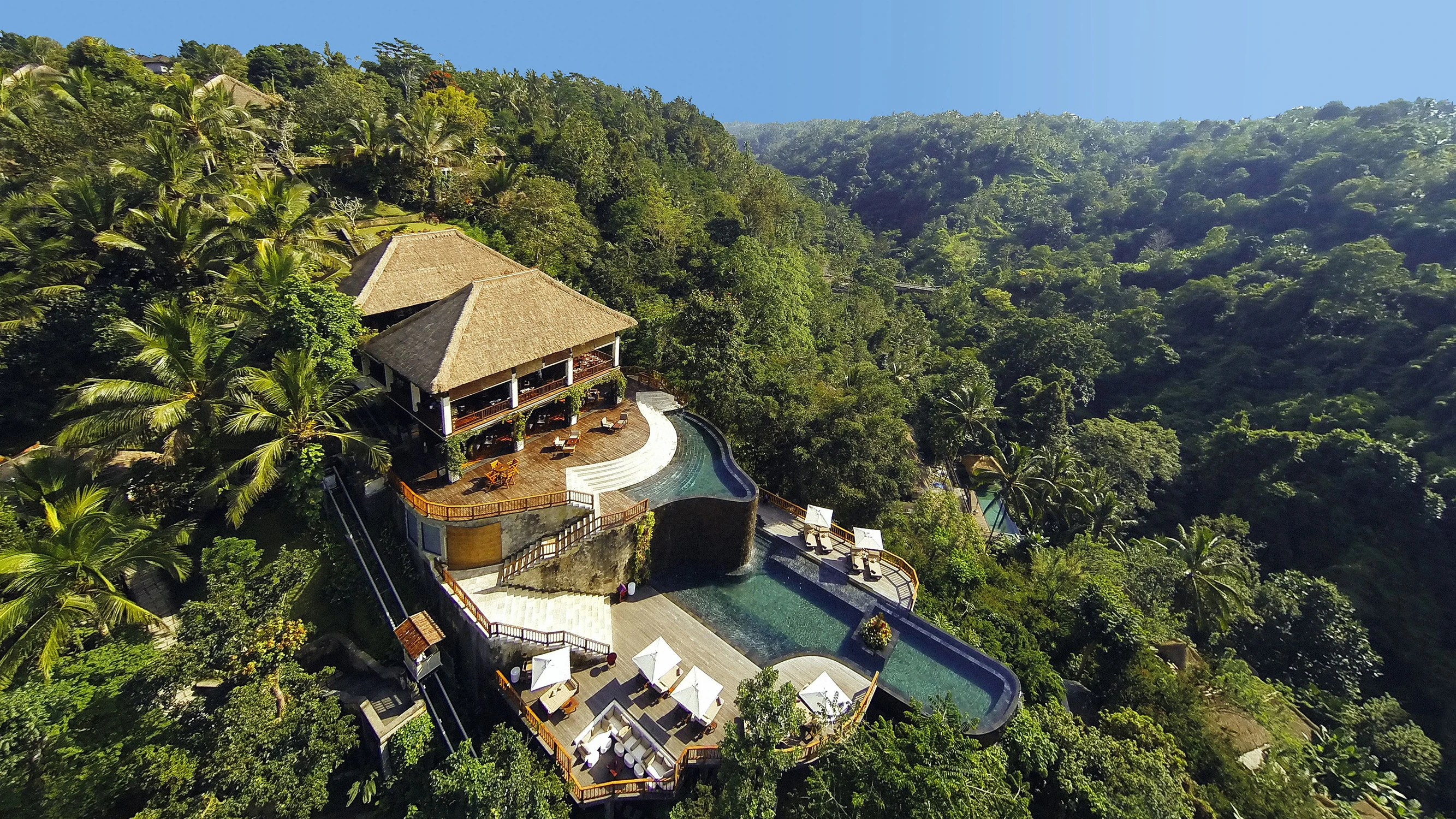 Buy a villa with an infinity pool in the Ubud jungle on Bali — luxury real estate for investment and living in Indonesia