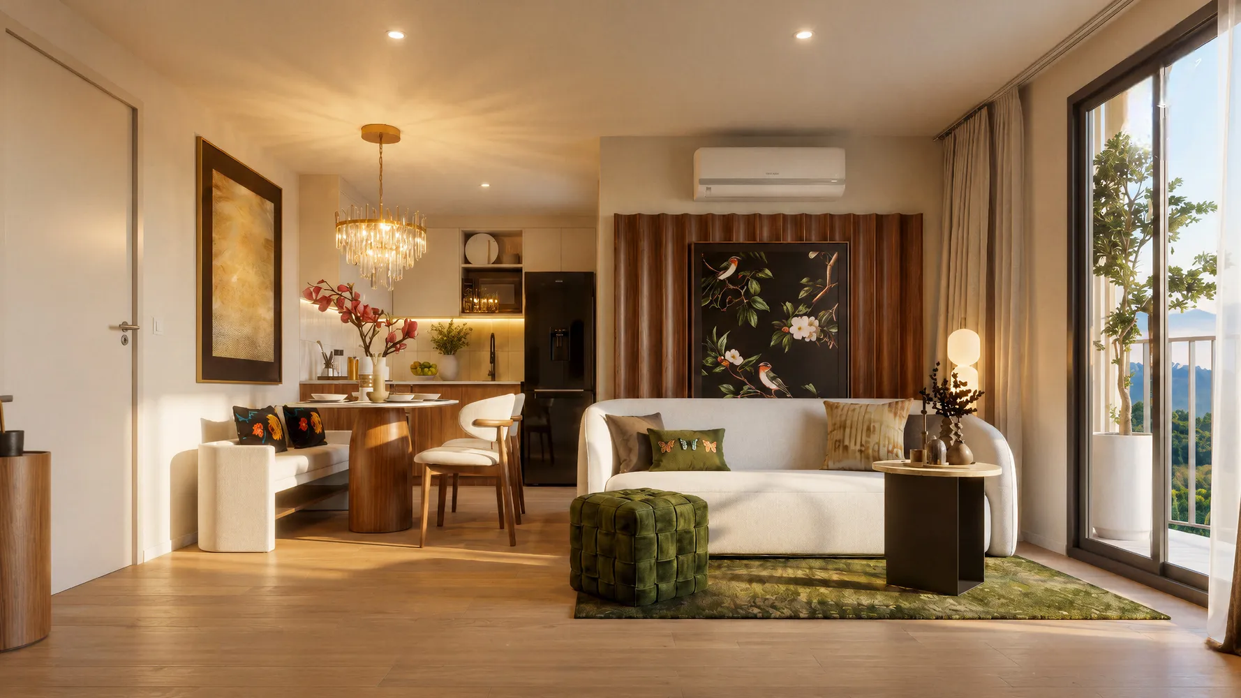The Olive bedrooms 1 square 32.15