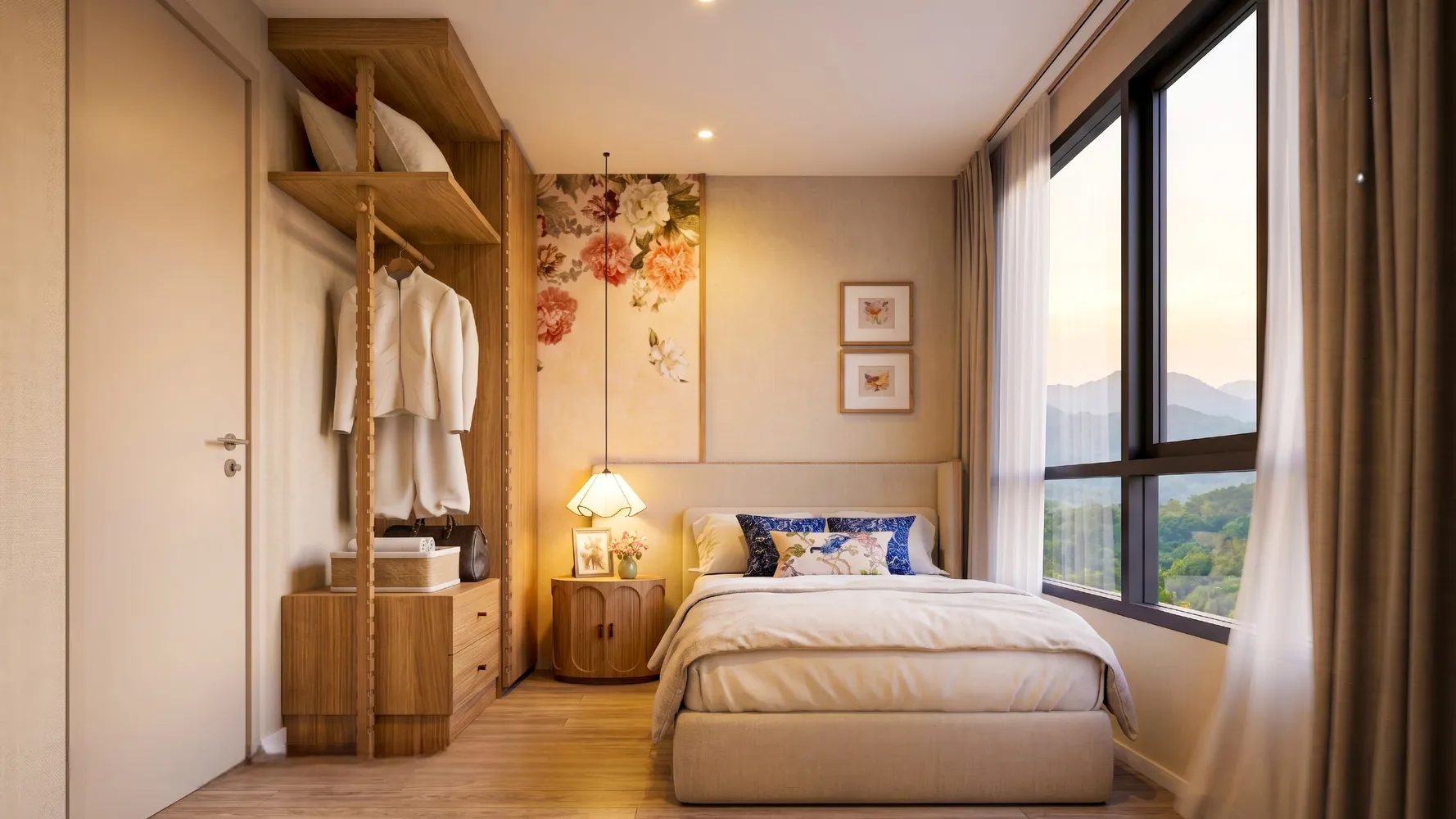 The Olive bedrooms 1 square 32.15