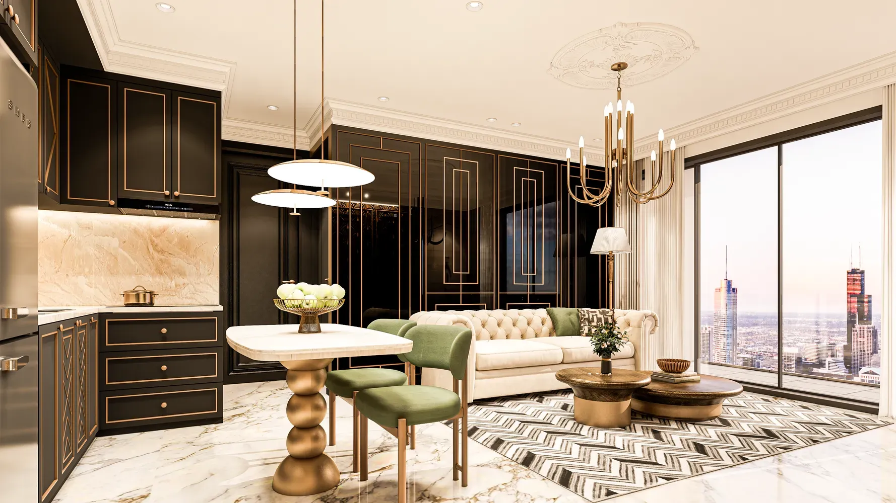 The Gatsby Residence bedrooms 2 square 90