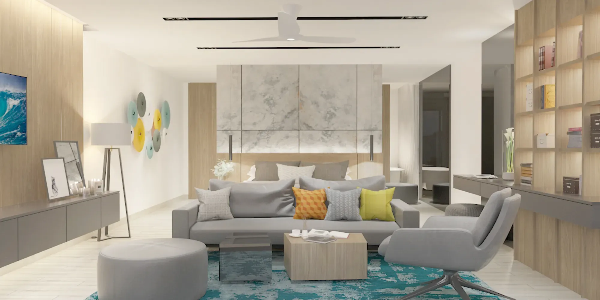 Bright Phuket bedrooms 2 square 74.65