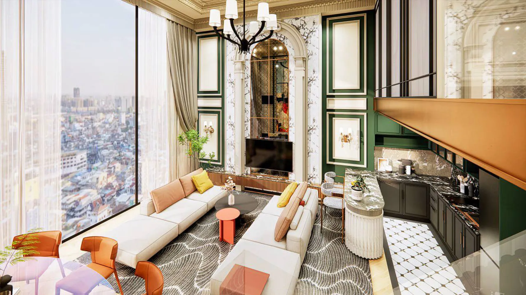 Time Square 7 bedrooms 3 square 130